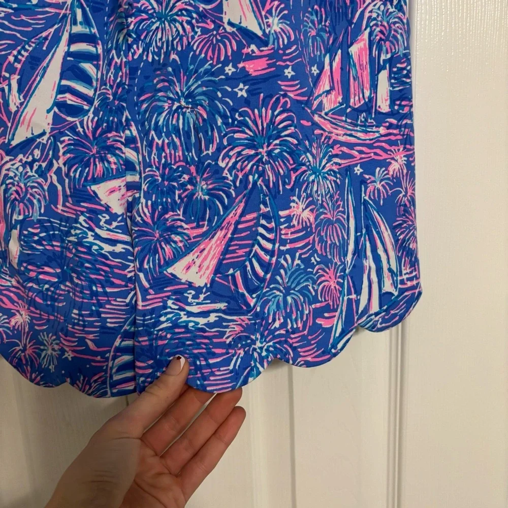 Lilly Pulitzer Strapless Floral Romper - Picture 4 of 7
